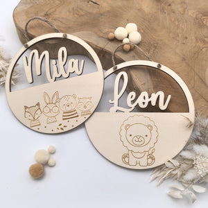 personalisiertes Türschild fürs Kinderzimmer 61 Tiermotive, Geburtstagsgeschenk, Deko, Geschenk Taufe, Geburt, Kindergeburtstag Namensschild