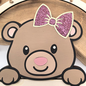 Namensschild mit Geburtsdaten aus Holz, personalisiertes Geschenk zur Geburt, Taufe