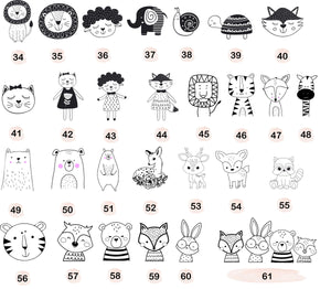 personalisiertes Türschild fürs Kinderzimmer 61 Tiermotive, Geburtstagsgeschenk, Deko, Geschenk Taufe, Geburt, Kindergeburtstag Namensschild