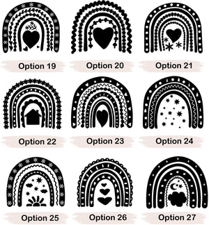 Regenbogen Türschild personalisiert fürs Kinderzimmer, Geburtstagsgeschenk, Deko, Geschenk Taufe, Geburt, Kindergeburtstag, Namensschild