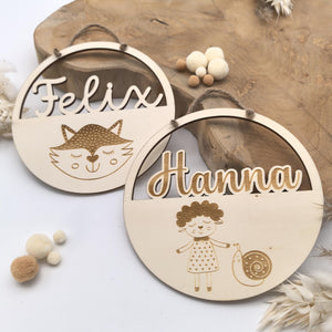 personalisiertes Türschild fürs Kinderzimmer 61 Tiermotive, Geburtstagsgeschenk, Deko, Geschenk Taufe, Geburt, Kindergeburtstag Namensschild