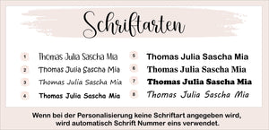 Haus mit Namen, Holzhaus personalisiert, 4mm Holz personalisierte Deko Wand Einzugsgeschenk, Türschild Familie, Geburtstagsgeschenk Hochzeit