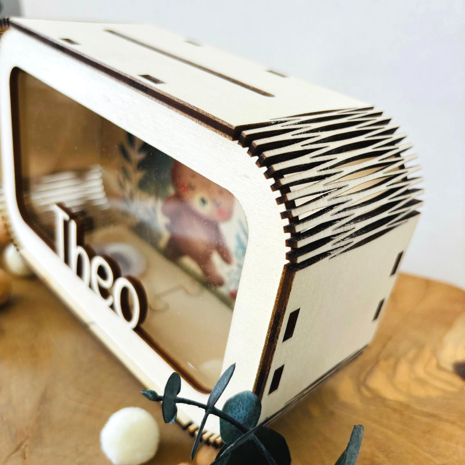 Süße Teddy Spardose personalisiert mit Namen in Wunschfarben, Sparbüchse, Sparschwein, Geldgeschenk, Geschenk zur Geburt, Taufe, Geburtstag