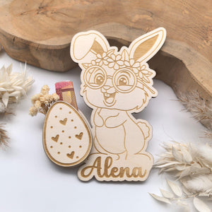 Süßer Osterhase Geldgeschenk, Osterkarte, Geschenkidee für Mädchen und Jungen, Osterdeko, Osterei, Tischdeko, Kücken, Ostergruß, Hello Bunny