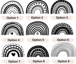 Regenbogen Türschild personalisiert fürs Kinderzimmer, Geburtstagsgeschenk, Deko, Geschenk Taufe, Geburt, Kindergeburtstag, Namensschild