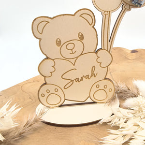 süßes Geldgeschenk zur Geburt oder Taufe , Geburtstag , personalisiert mit deinem Wunschtext, Taufgeschenk, Namensschild, Geburtsdaten