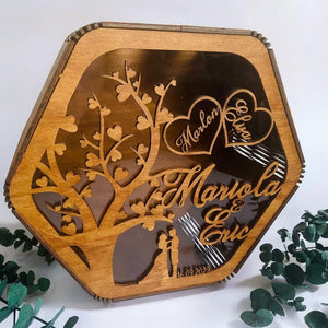 Kartenbox für Hochzeit, personalisierte Hochzeitskarte Box, Holzbox, Hochzeitsdekoration, Hochzeitsdekor, personalisierte Erinnerungsbox,