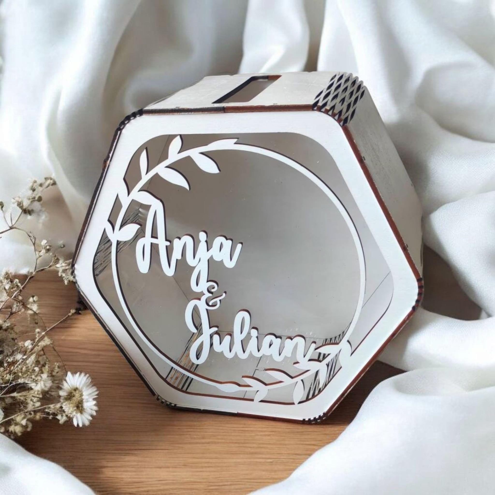 Kartenbox für Hochzeit, personalisierte Hochzeitskarte Box, Holzbox, Hochzeitsdekoration, Hochzeitsdekor, personalisierte Erinnerungsbox,