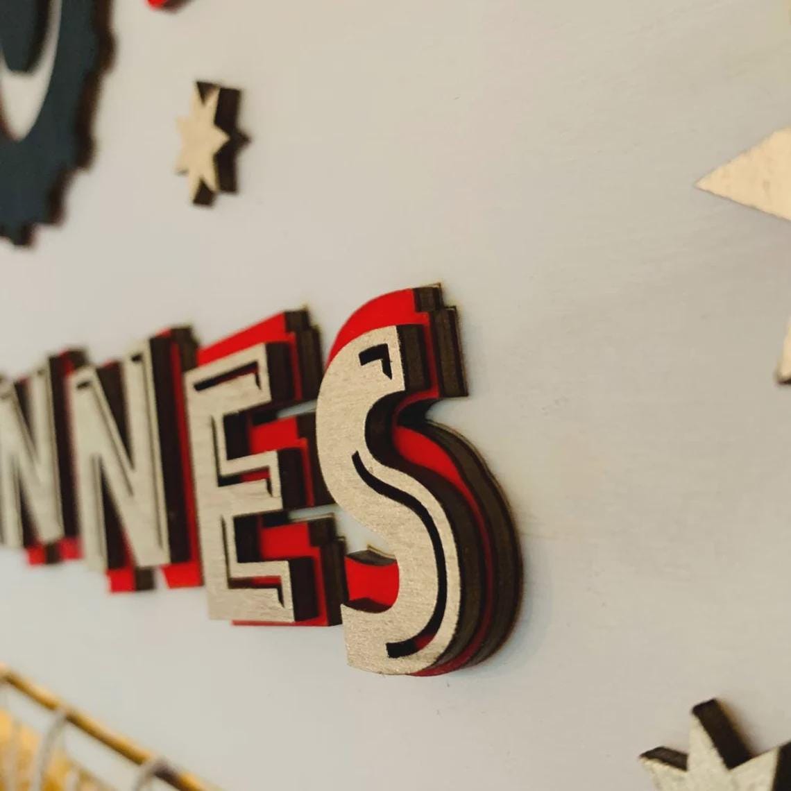 Adventskalender XXL Traktor aus Holz, personalisiert mit Wunschtext und in Wunschfarbe, Geschenkidee, Babys Weihnachten, Advent, Trekker