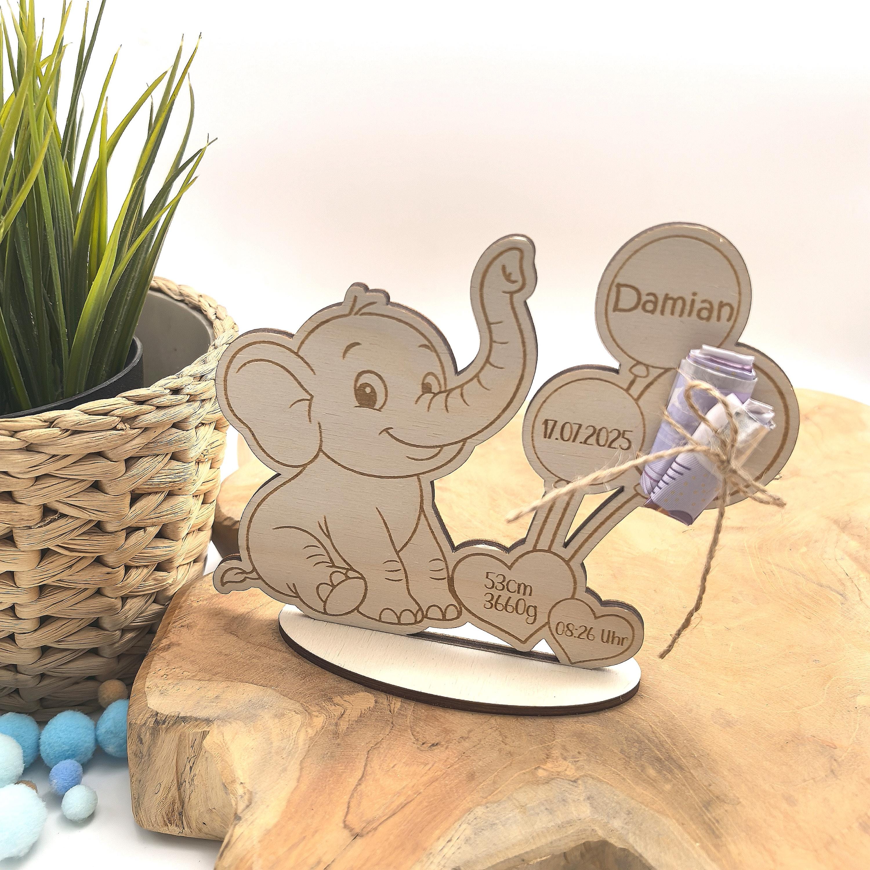 süßes Geldgeschenk zur Geburt oder Taufe , Geburtstag , personalisiert mit deinem Wunschtext, Taufgeschenk, Namensschild, Geburtsdaten