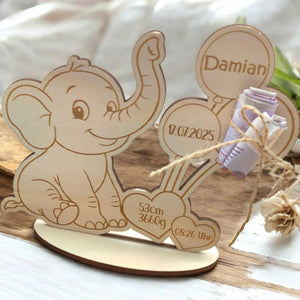 süßes Geldgeschenk zur Geburt oder Taufe , Geburtstag , personalisiert mit deinem Wunschtext, Taufgeschenk, Namensschild, Geburtsdaten