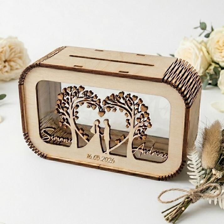 Personalisierte Spardose zur Hochzeit – Geldgeschenk der besonderen Art, Geschenk Brautpaar