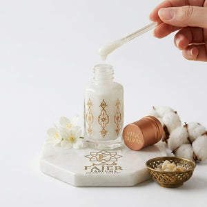 Musk Tahara 6ml l Fajer Parfums | Alkoholfreies Parfümöl & Weißer Moschus – Cremiger Duft langanhaltend mit Glasstäbchen für Sie und Ihn