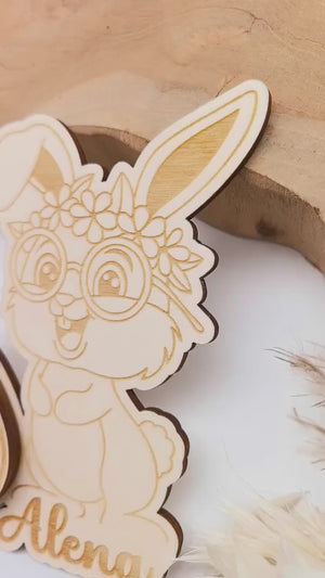 Süßer Osterhase Geldgeschenk, Osterkarte, Geschenkidee für Mädchen und Jungen, Osterdeko, Osterei, Tischdeko, Kücken, Ostergruß, Hello Bunny