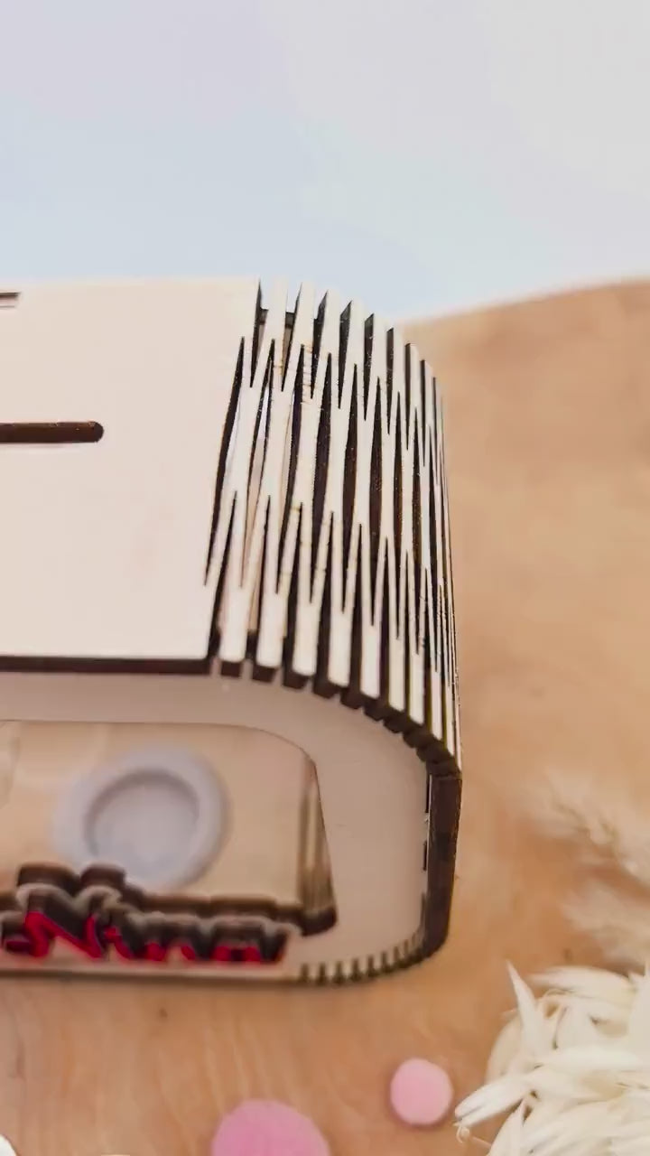 Marienkäfer Spardose personalisiert mit Namen in Wunschfarben, Sparbüchse, Sparschwein, Geldgeschenk, Geschenk Geburt, Taufe, Geburtstag