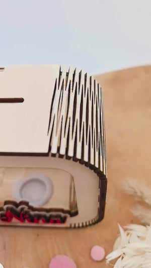 Marienkäfer Spardose personalisiert mit Namen in Wunschfarben, Sparbüchse, Sparschwein, Geldgeschenk, Geschenk Geburt, Taufe, Geburtstag